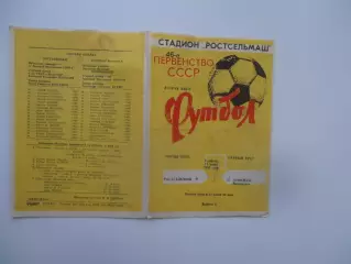 Ростсельмаш Ростов-на-Дону-Атоммаш Волгодонск 11 июня 1983