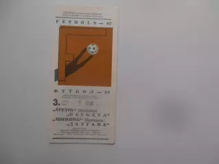 Даугава Рига-Шинник Ярославль 3 мая 1987