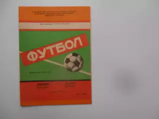 Шинник Ярославль-Факел Воронеж 31 октября 1987.