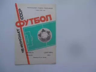 Факел Воронеж-Даугава Рига 7 апреля 1987
