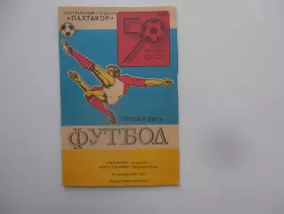 Пахтакор Ташкент-Ростсельмаш Ростов-на-Дону 14 сентября 1987