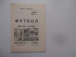 Крылья Советов Куйбышев-Динамо Самарканд 1987 кубок СССР