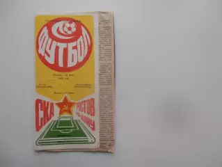 СКА Ростов-на-Дону-Ростсельмаш Ростов-на-Дону 24 июня 1988 + отчет