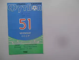 Нива Винница-Прикарпатье Ивано-Франковск 1988