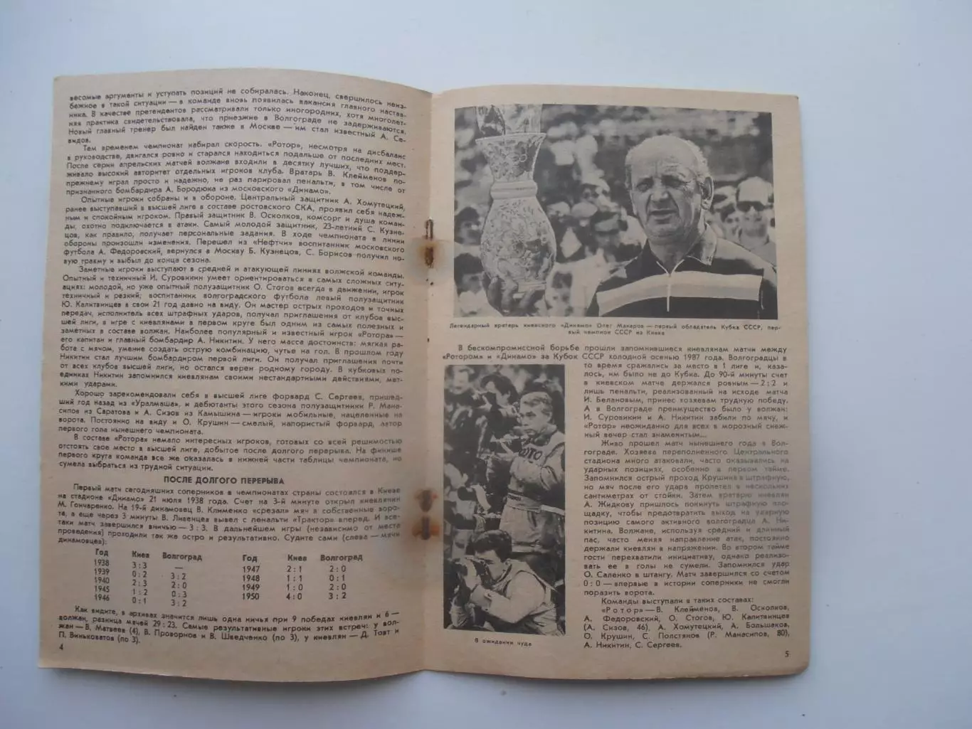 Динамо Киев-Ротор Волгоград 26 августа 1989 1