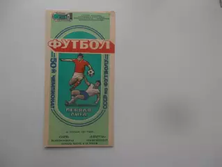 Заря Ворошиловград-Спартак Орджоникидзе 30 апреля 1987