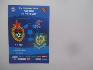 ЦСКА Москва-Томь Томск 8 апреля 2006