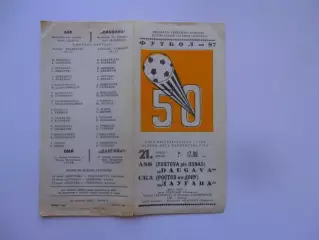 Даугава Рига-СКА Ростов-на-Дону 21 июня 1987