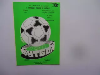 Сокол Саратов-Авангард Камышин 28 июня 1993