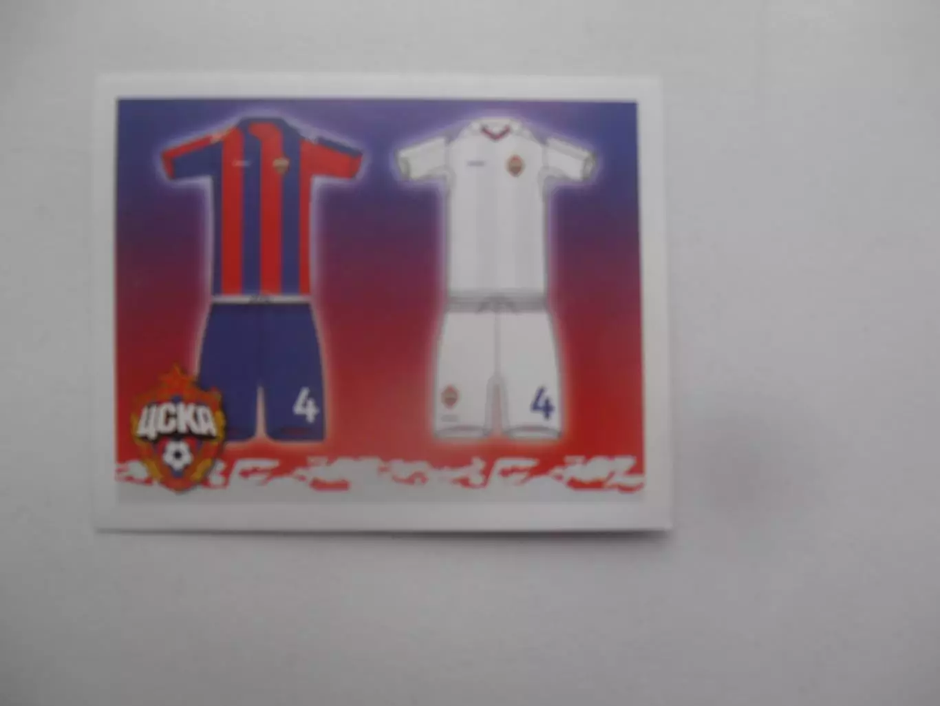 Наклейка форма ЦСКА Москва 2010