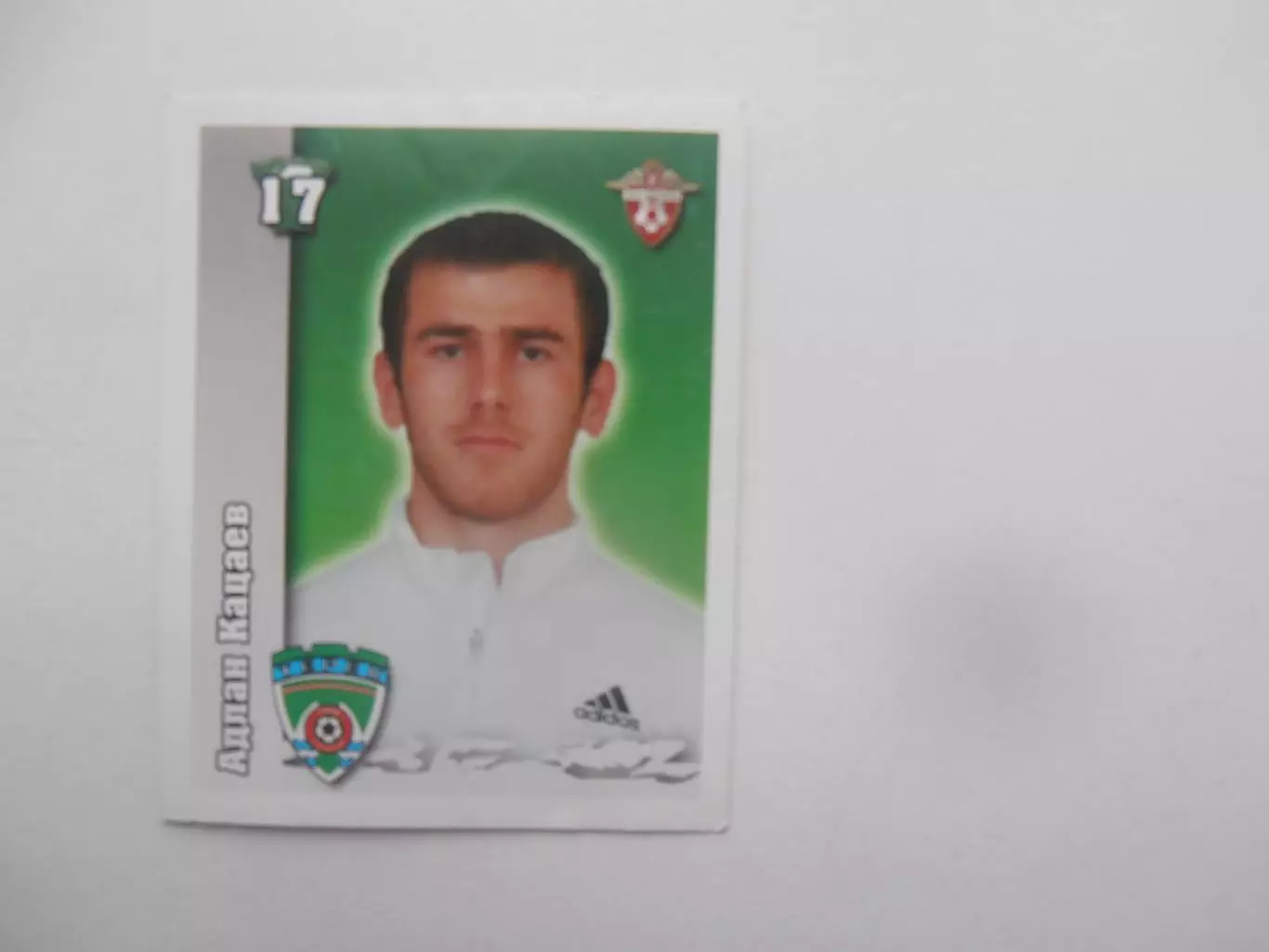 Наклейка Адлан Кацаев Терек Грозный 2010