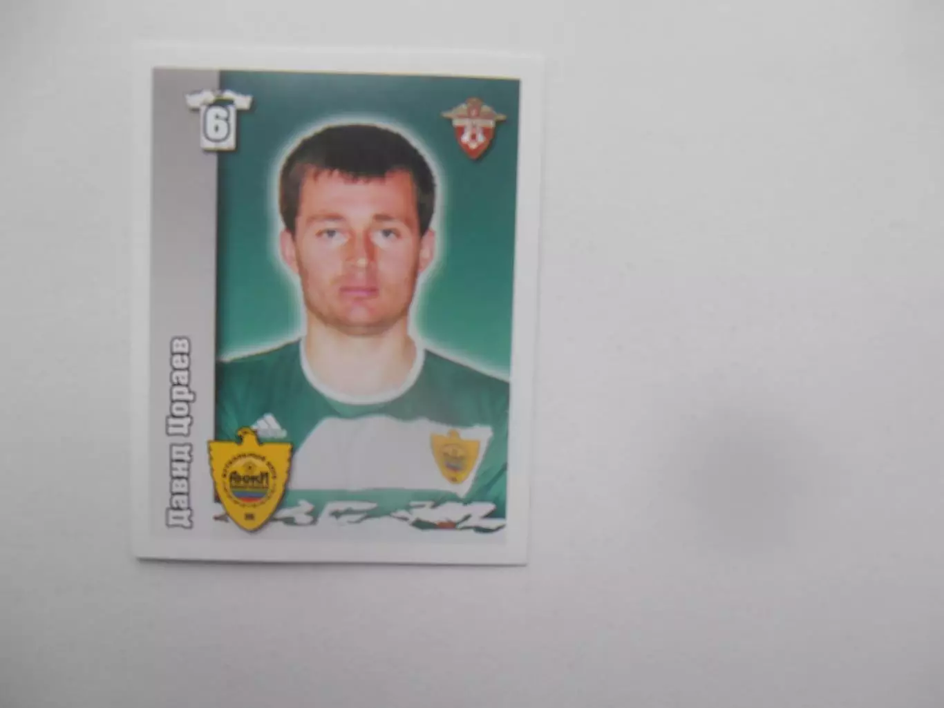 Наклейка Давид Цораев Анжи Махачкала 2010