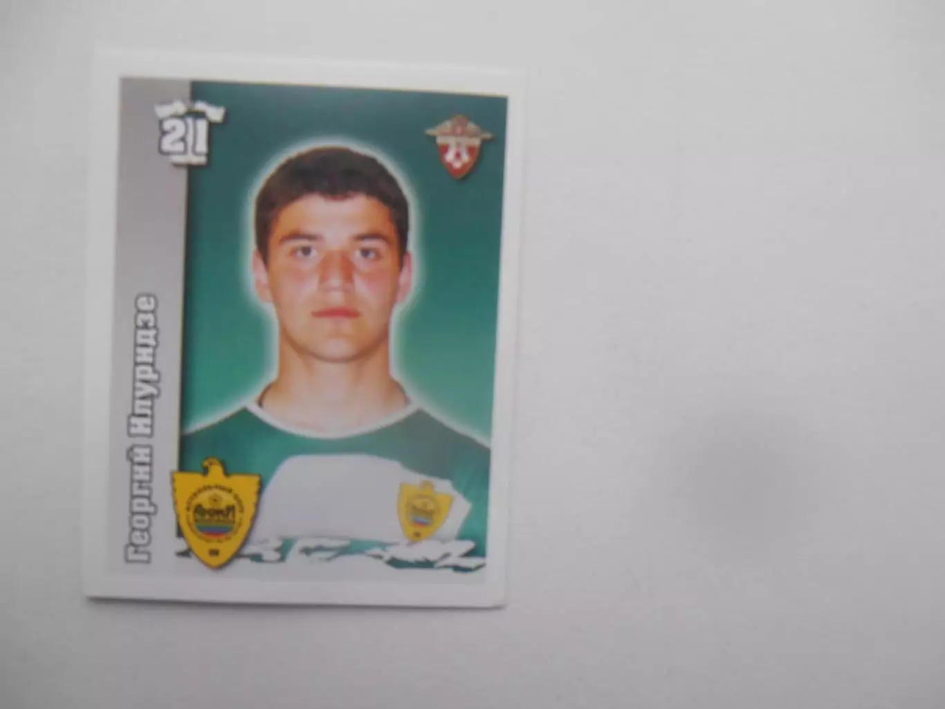 Наклейка Георгий Илуридзе Анжи Махачкала 2010