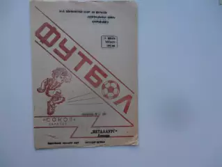 Сокол Саратов-Металлург Липецк 11 июля 1991