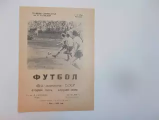 Гастелло Уфа-Металлург Магнитогорск 12 октября 1982