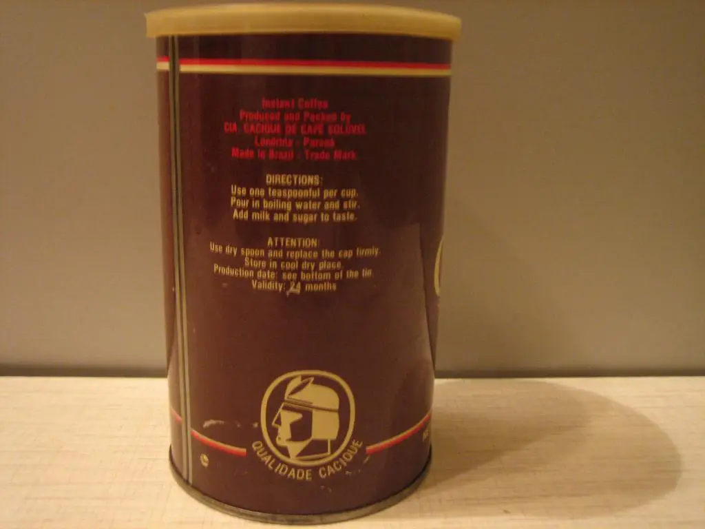 банка из под кофе CACIQUE 1