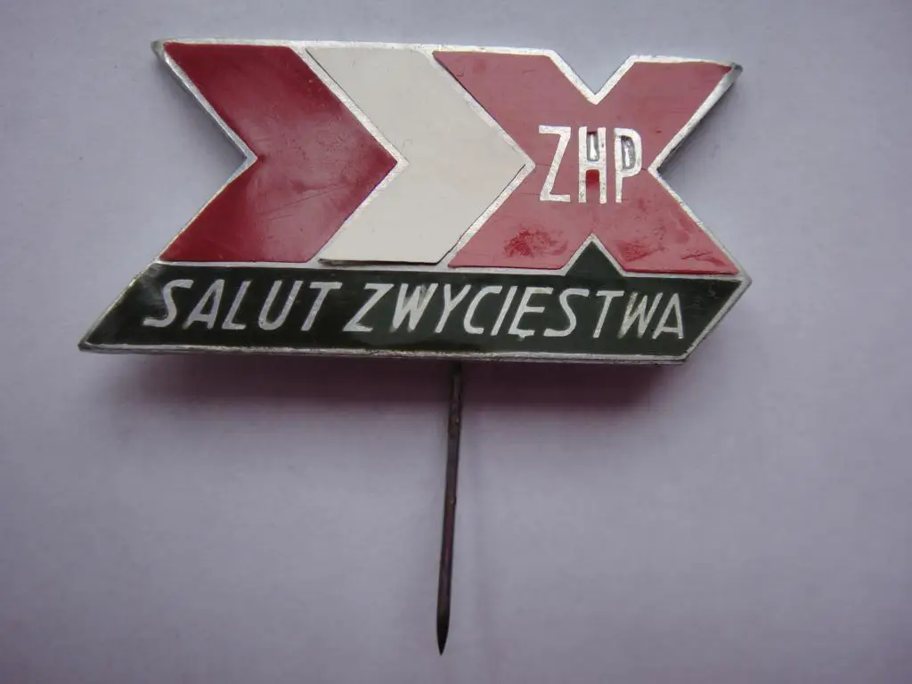 Знак ZHP SALUT ZWYCIESTWA ( Салют Победы) 1