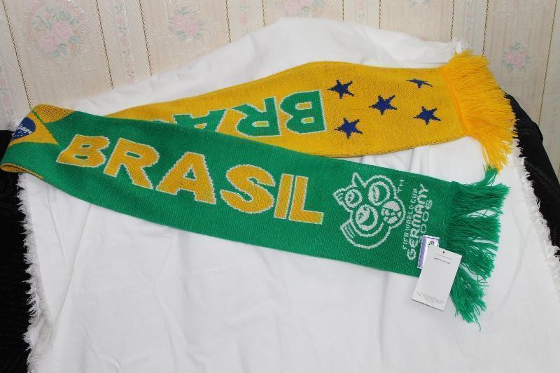 Шарф Сборная Бразилии 2006 г. в Германии , официальный шарф FIFA, новый 2
