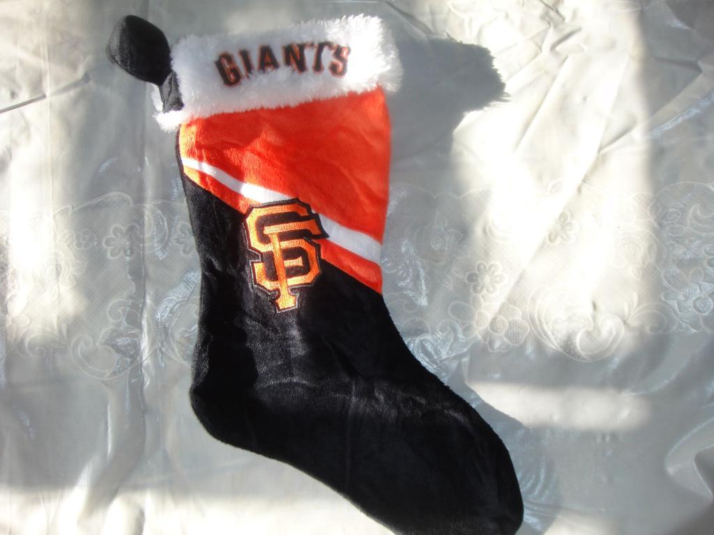 Сапожок - сувенир,плюшевый,Сан-Францис ко Джайентс (San Francisco Giants),бейсбо
