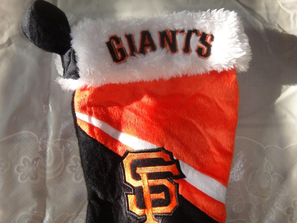 Сапожок - сувенир,плюшевый,Сан-Францис ко Джайентс (San Francisco Giants),бейсбо 1