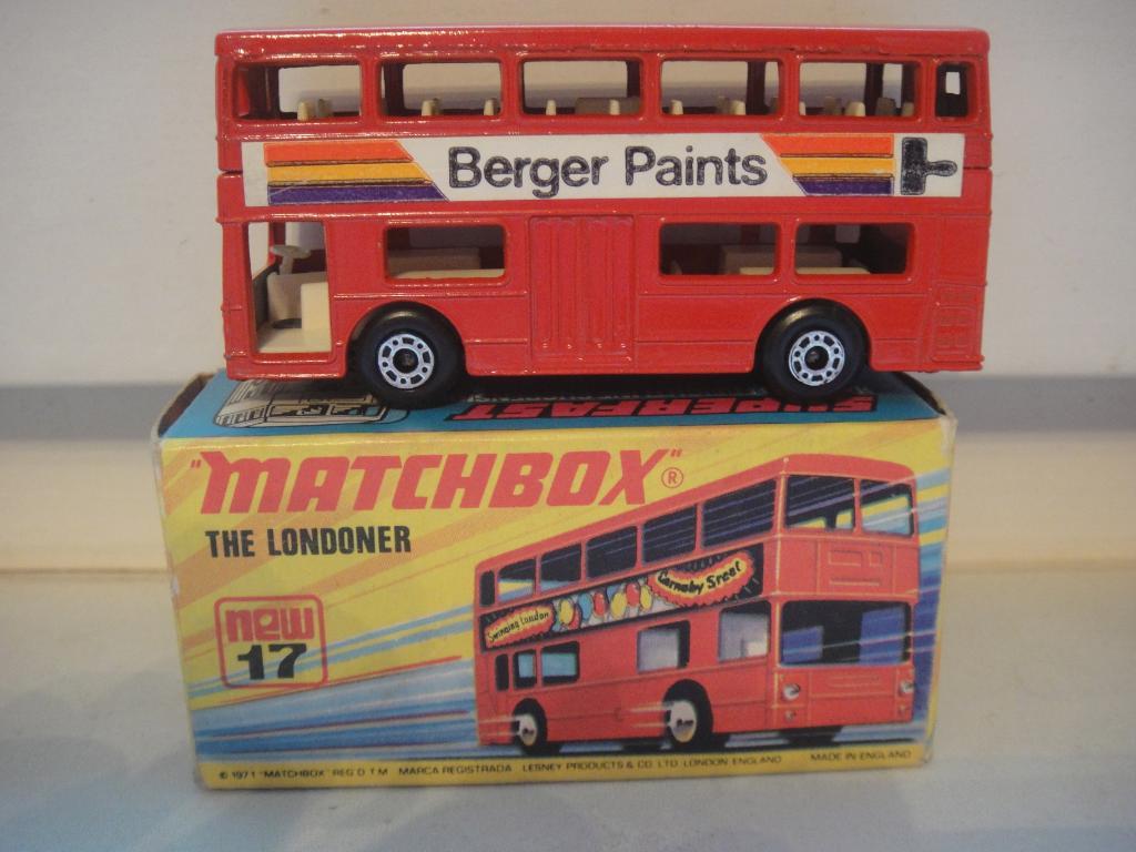 MATCHBOX № 17 THE LONDONER, made in England 1972 г, в коробке