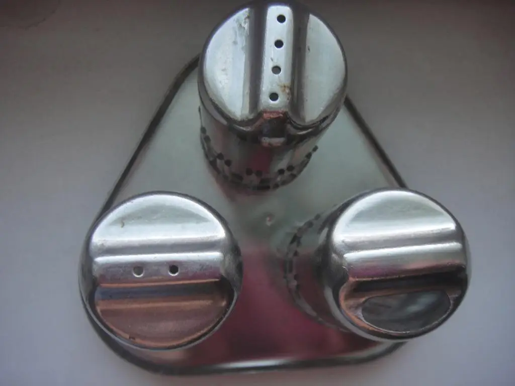 Набор для специй солонка СССР НЗЛ, цена 2 р. 95 коп., нерж. 2