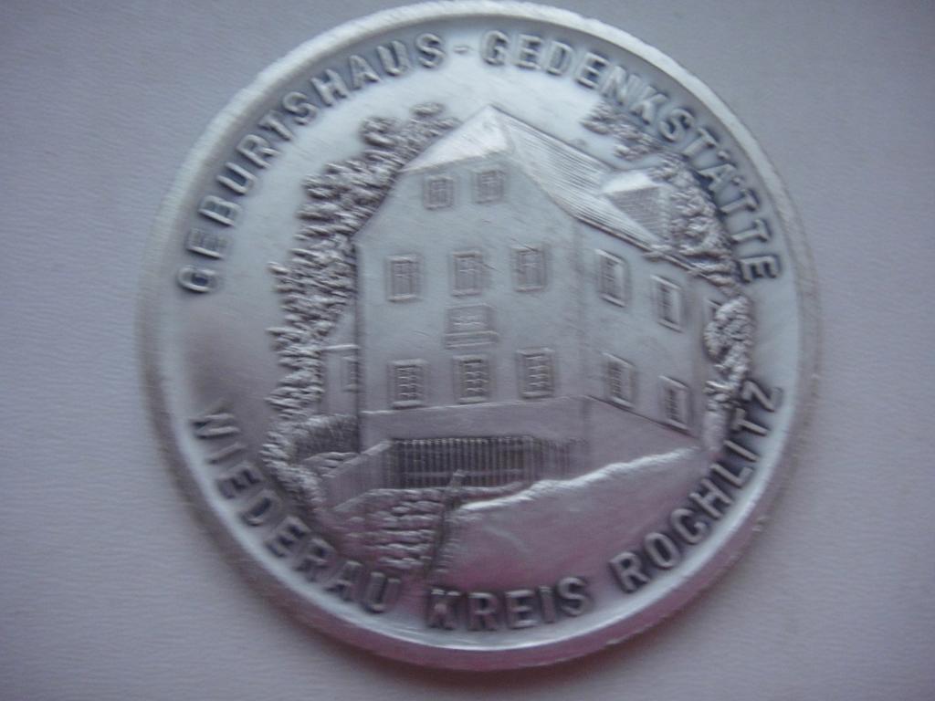 Настольная памятная медаль CLARA ZETKIN GEBURTSHAUS ДОМ РОЖДЕНИЯ, редкая 1