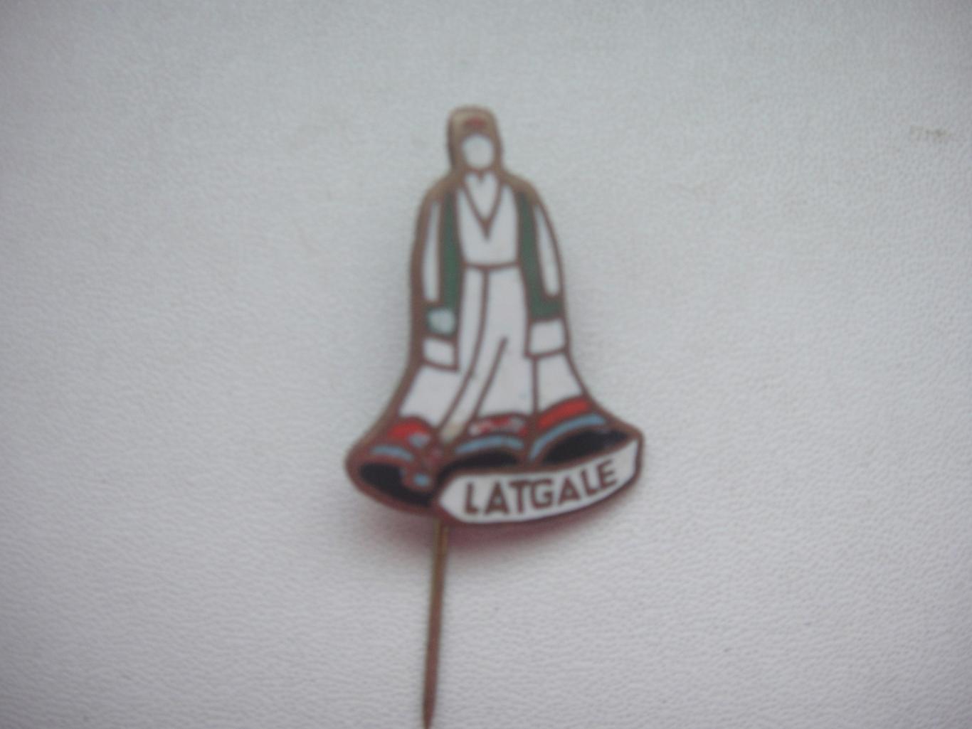 Знак LATGALE (Латвия) на иголке, тяжёлый, редкий