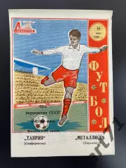 Таврия Симферополь - Металлист Харьков 1980