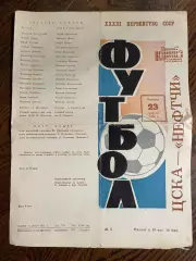 ЦСКА Москва - Нефтчи Баку 1971