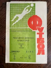 Динамо Киев - ЦСКА Москва 1973 кубок СССР