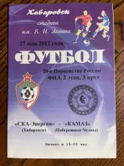 СКА Хабаровск - КАМАЗ Набережные Челны 2012 КЛФ