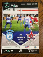 Сокол Саратов – СКА Хабаровск 29.11.2025