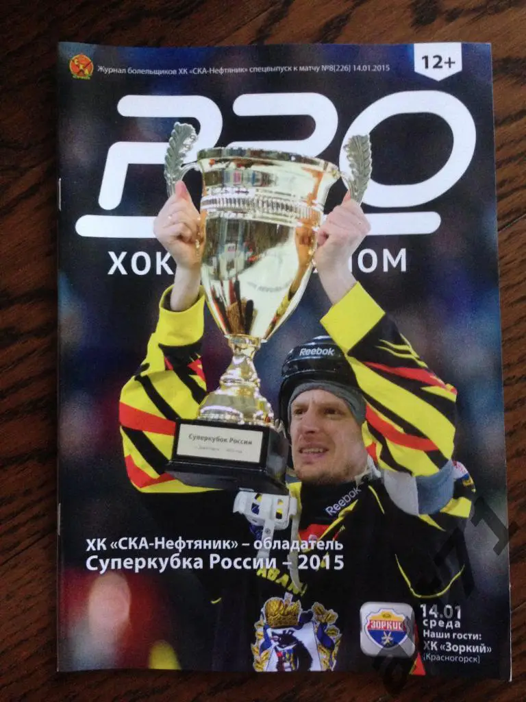 СКА-Нефтяник Хабаровск - Зоркий Красногорск 14.01. 2015
