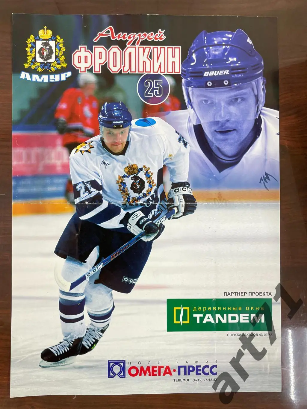 Амур Хабаровск - Динамо-Энергия Екатеринбург 2005 / 2006 программа-постер