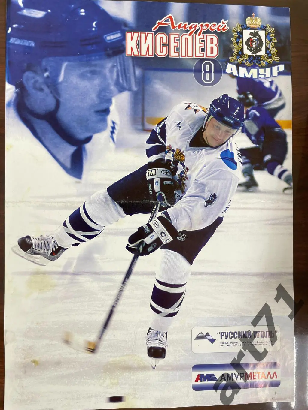 Амур (Хабаровск) - Спутник (Нижний Тагил) 16-17.01. 2006 программа-постер