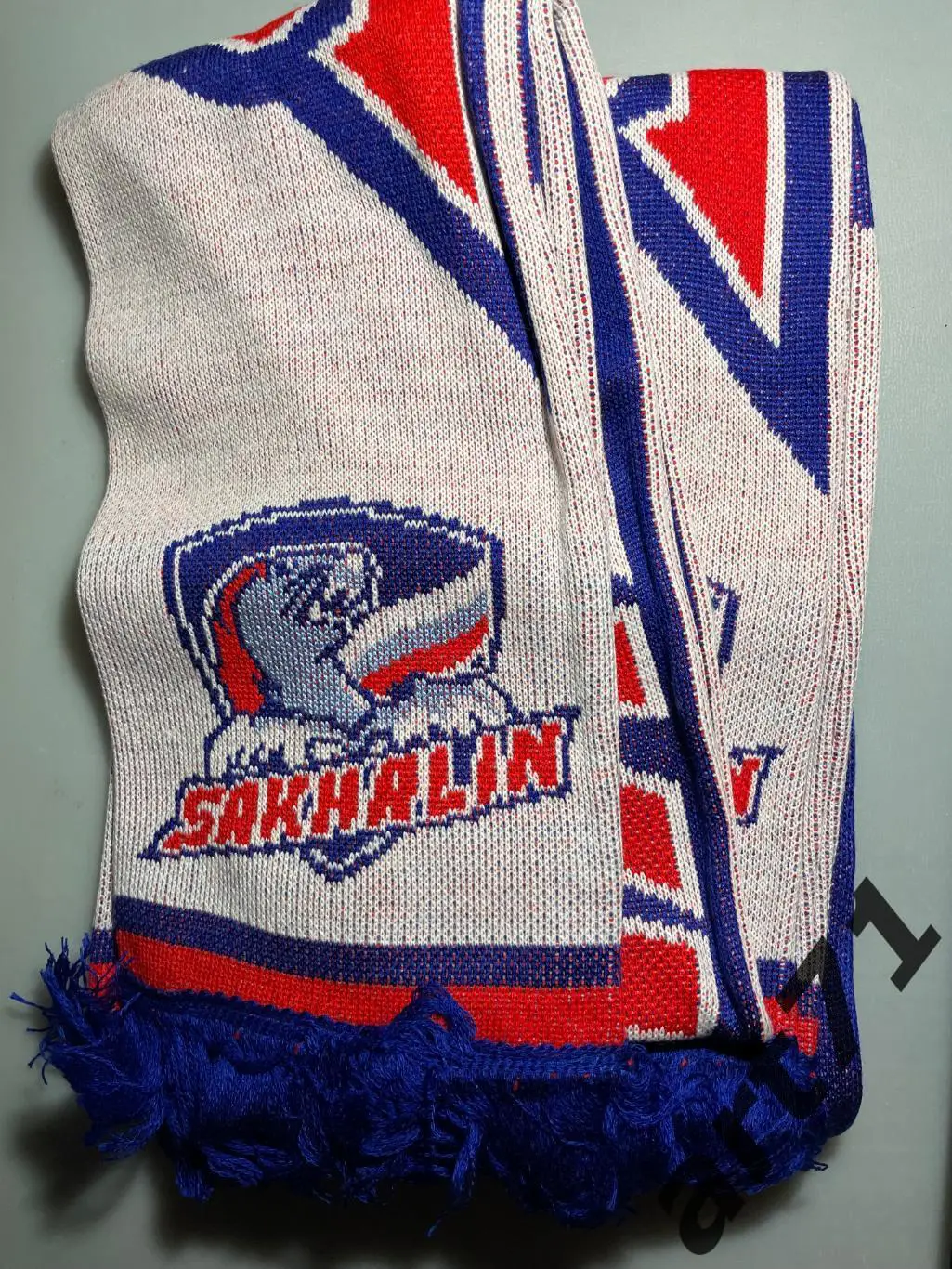 Шарф. Сахалинские Акулы. Хоккей. МХЛ 1