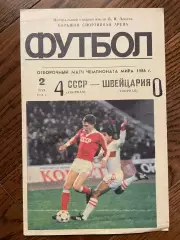 СССР - Швейцария 1985