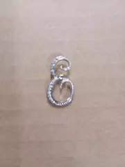 Значок Енисейхоккей с мячом, серебристый