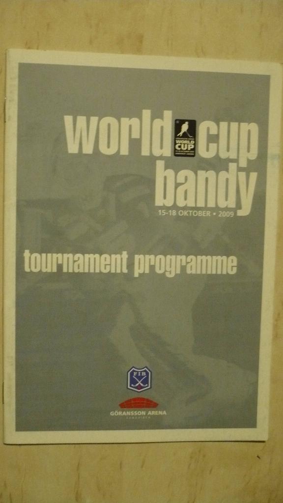 Буклет Кубок мира по хоккею с мячом 2009