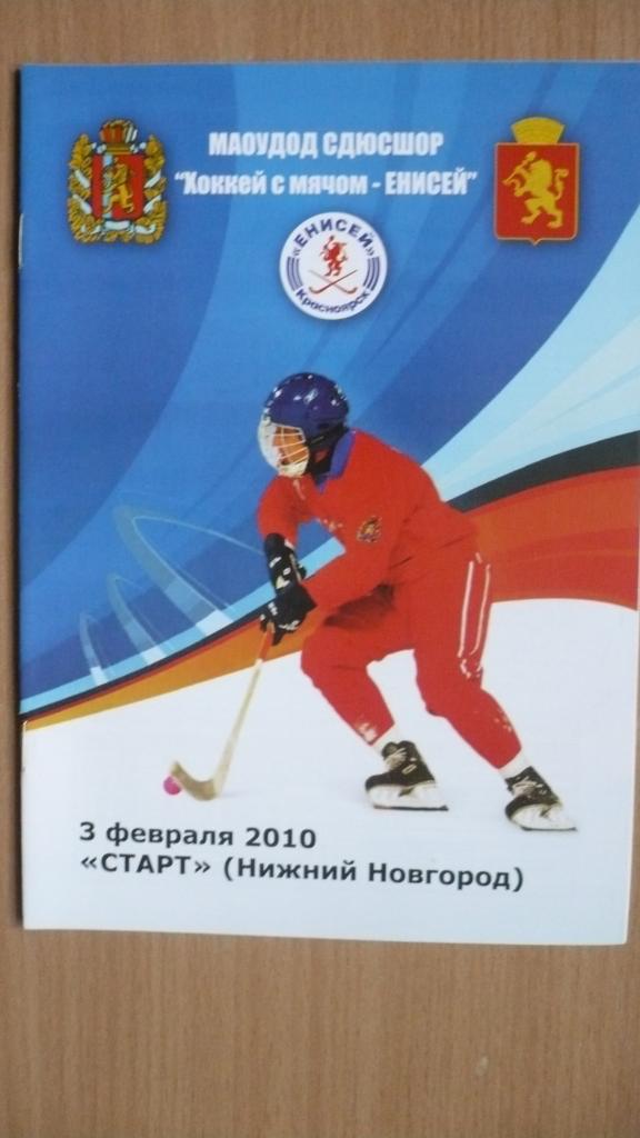Хоккей с мячом. Енисей - Старт 03.02.2010