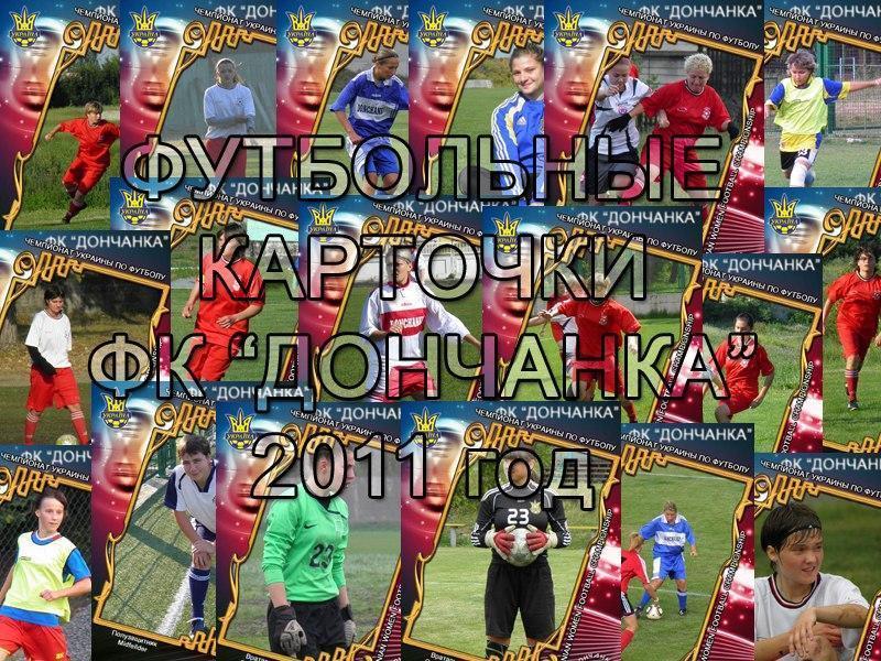 Футбольные карточки: ФК Дончанка. 2011 год