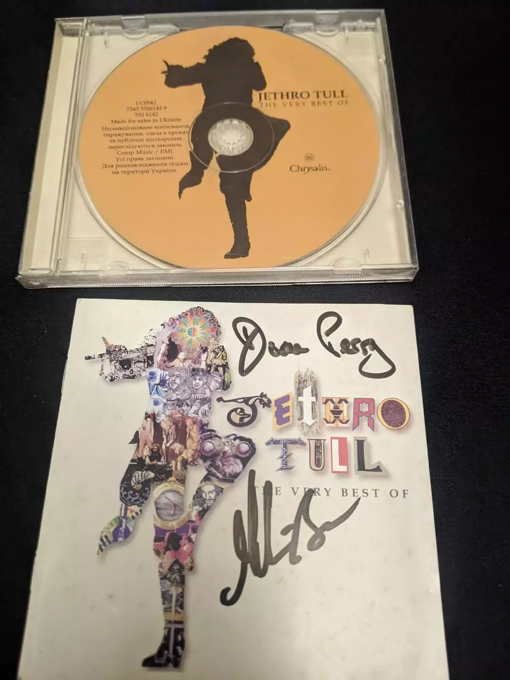 Jethro Tull cd диск з автографом