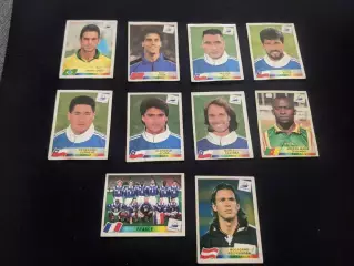 World cup 1998 .Чемпіонат світу 1998 . 10 наклейок
