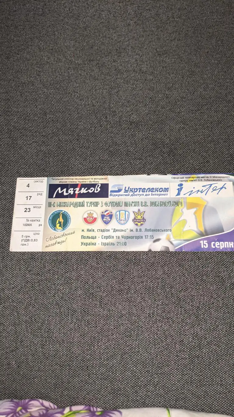 Міжнародний турнір пам'яті В.Лобановського