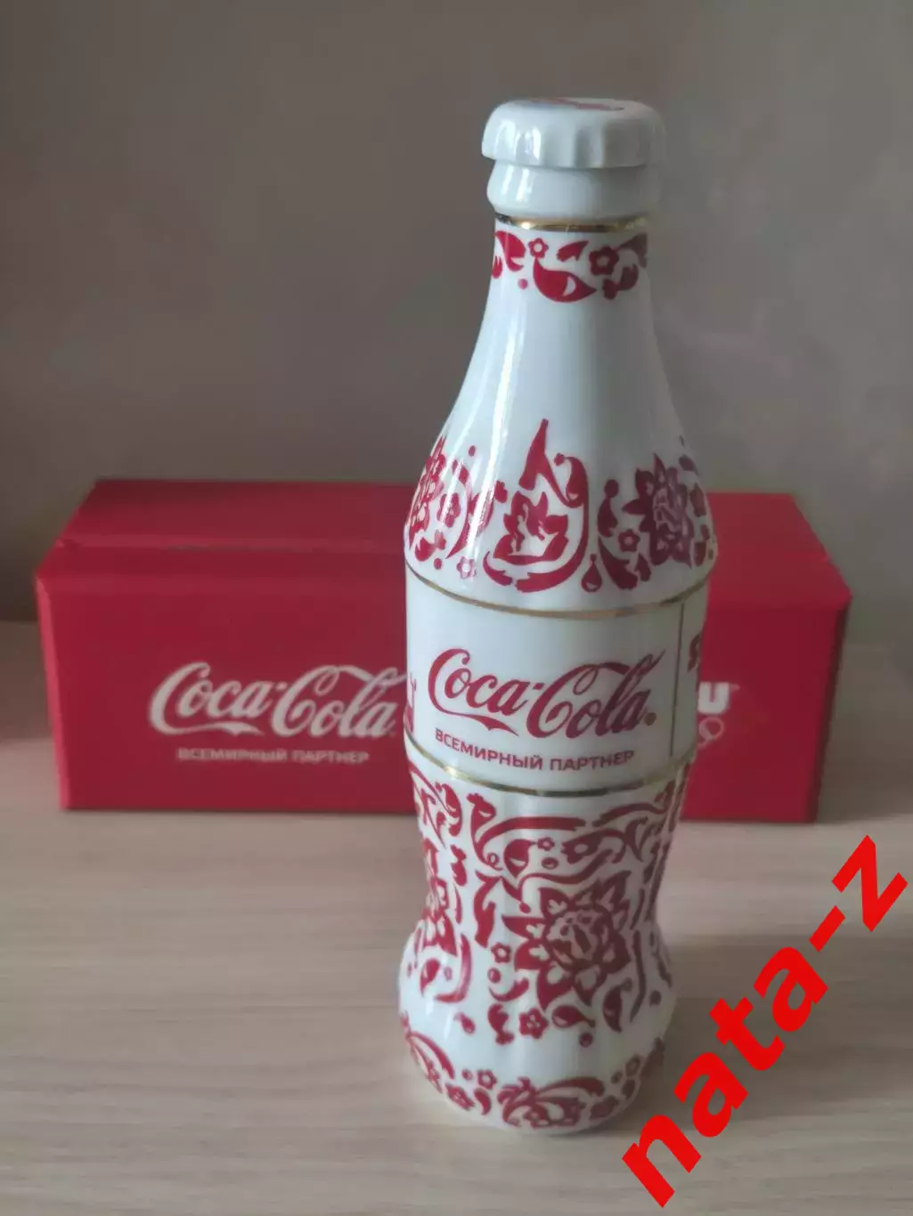 Сочи 2014 Coca- cola бутылка Императорский фарфор 3