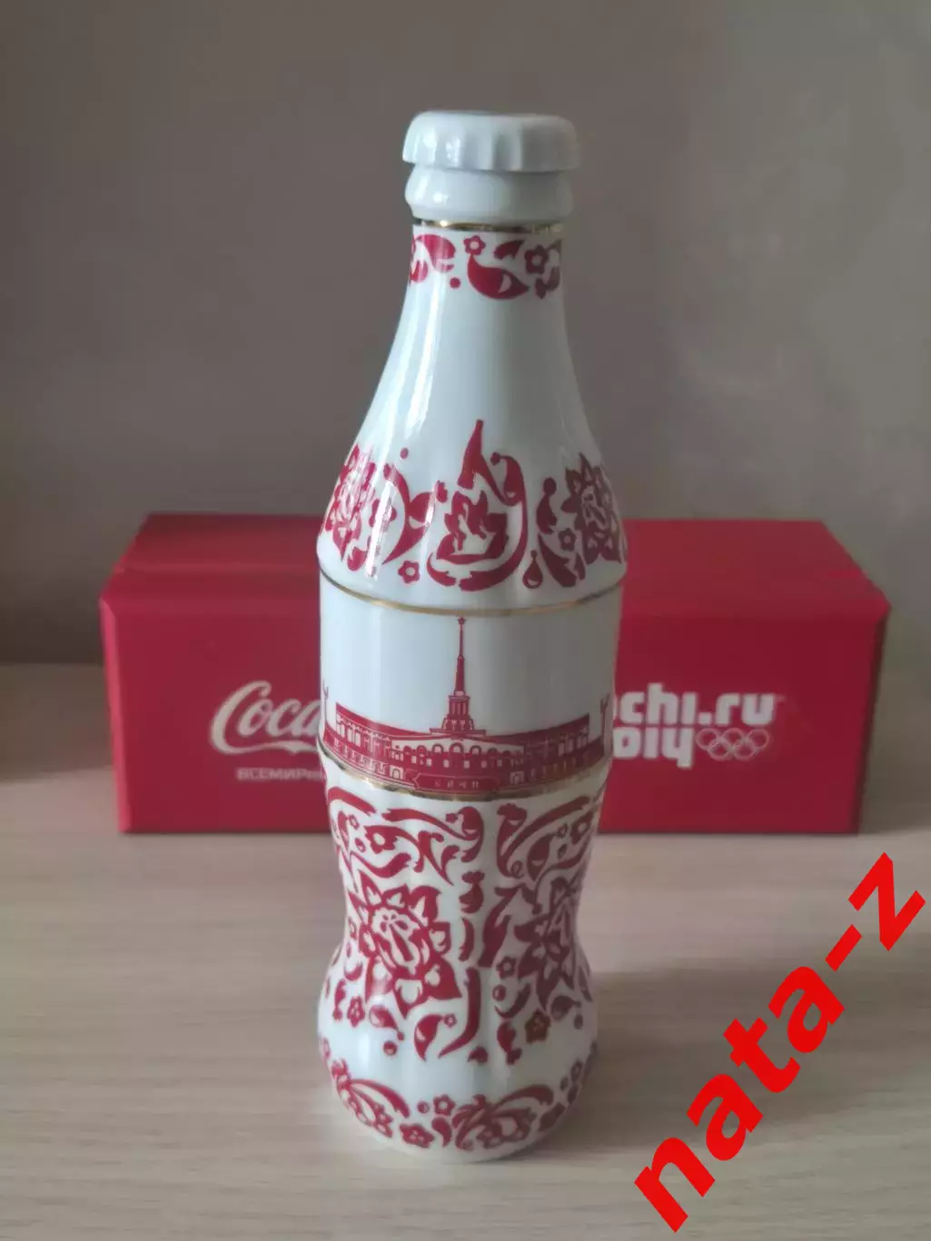 Сочи 2014 Coca- cola бутылка Императорский фарфор 5