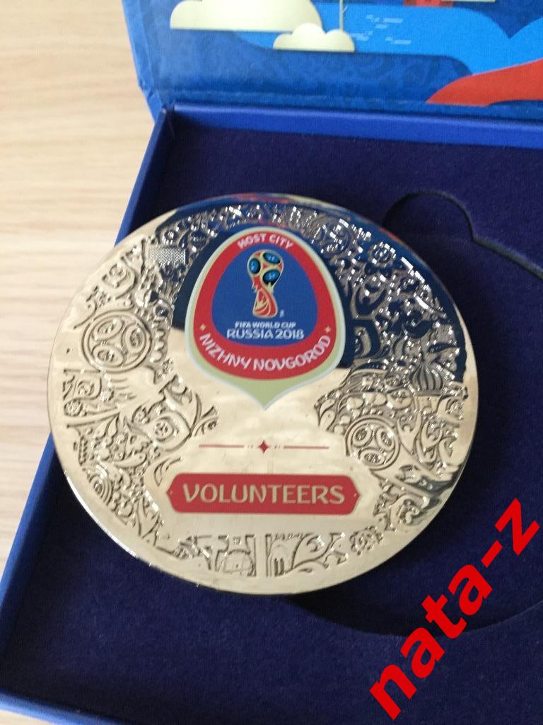 ЧМ 2018. Памятная медаль Волонтера Fifa 2018. 4