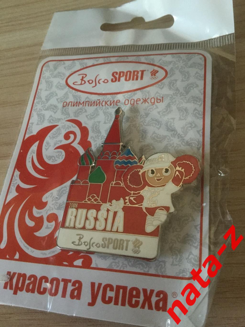 Олимпийский Значок BOSCO Sport Чебурашка Пекин 2008 4