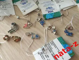 Сочи 2014 Шармы подвески серебро 7 шт.